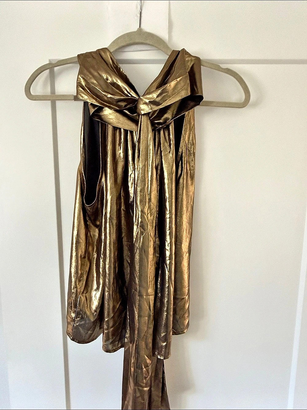 J.Crew Metallic blouse Size Medium Like New